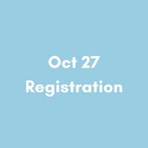 【Pass Holders Only】Oct 27 Registration